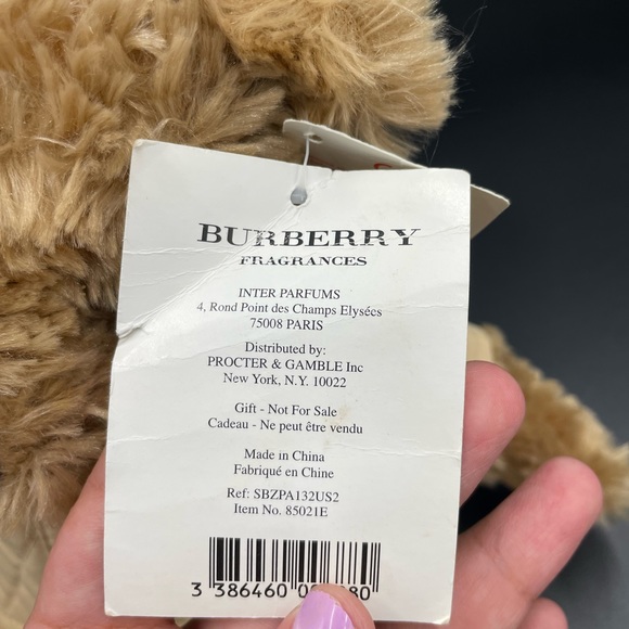 Burberry 2008 Fragrance 12 Inch Teddy Bear - Picture 4 of 8